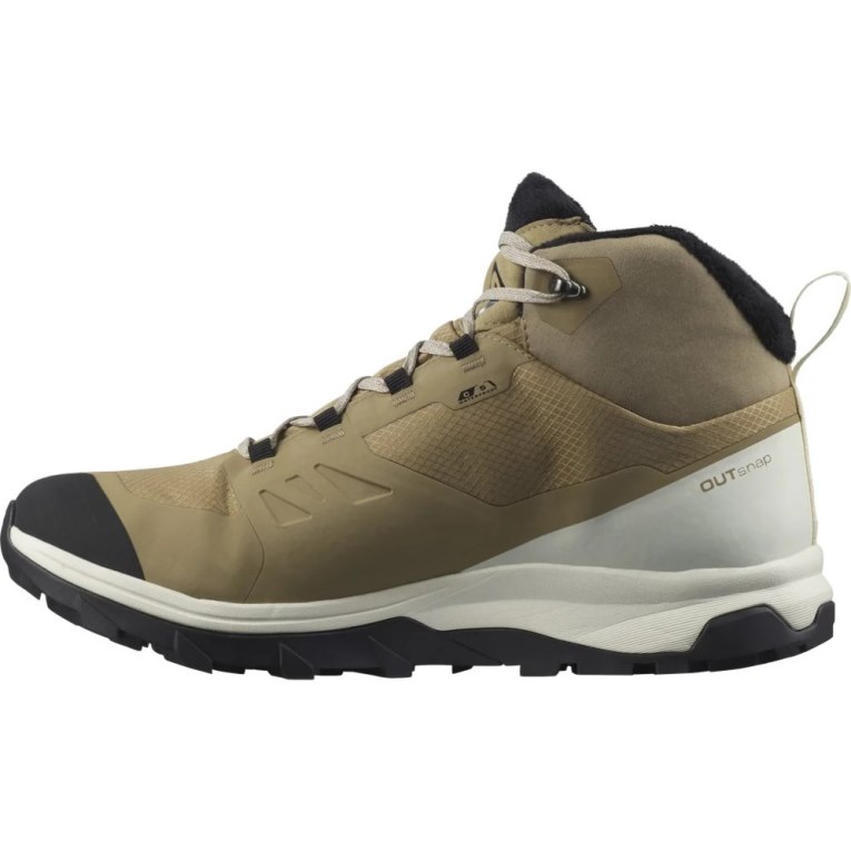 Olive Salomon Outsnap CSWP Men's Winter Boots | IE WK1297